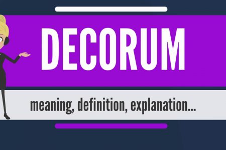 Decorum in Worship