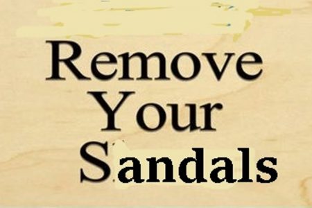 Remove Your Sandals