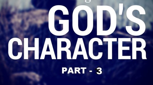 Character of God-Part 3
