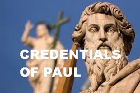 Credentials of Paul