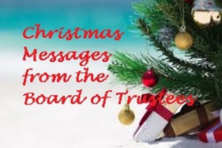 Christmas Messages from the Board of Trustees
