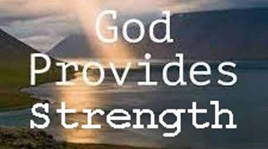 God Provides Strength