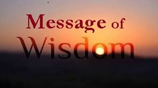 Message of Wisdom