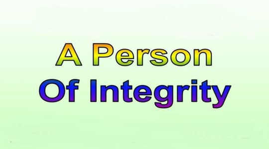 Person of Integrity