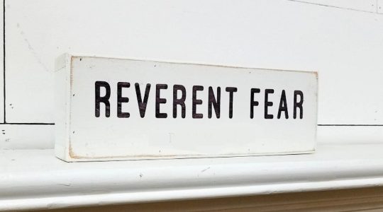 Reverent Fear