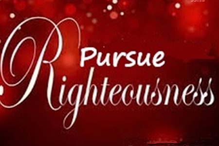 Pursue Righteousness