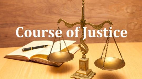 Course of Justice