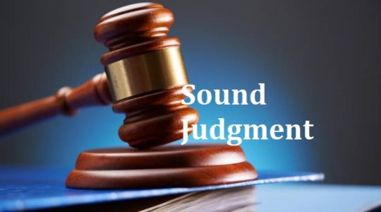Sound Judgment