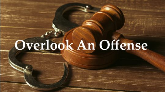 Overlook An Offense